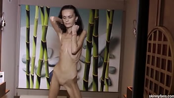 Preview 2 of Hot Zym In Lovers - Skinny brunette posing naked
