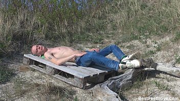 Preview 1 of Most Beatuful Sister - Best feet boys on the beach