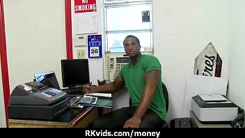 Preview 2 of Hairy Teen Pubes - Amateur Chick Takes Money For A Fuck 11