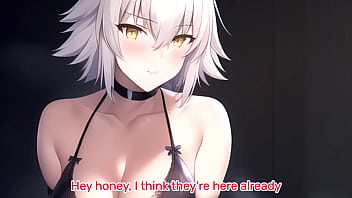 Preview 1 of Kutombana Bafuni Kuma Kubwa - HENTAI JOI - Jeanne D&#039_Arc humiliates you.. in record time (Fate/GO JOI,  Femdom,  Cucking CEI,  Gangbang,  Quickshot)