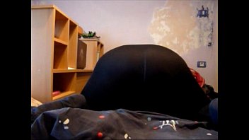 Preview 3 of Teen Blood Comes Out - wife rubbing her crotch