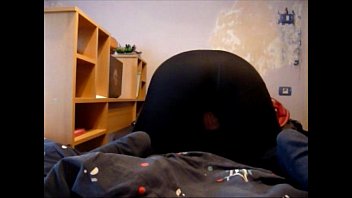 Preview 1 of Teen Blood Comes Out - wife rubbing her crotch