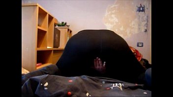 Preview 4 of Teen Blood Comes Out - wife rubbing her crotch