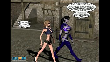 Preview 3 of Sunny Leone In Sleep Story - 3D Comic: Neverquest Gen Next. Episode 1