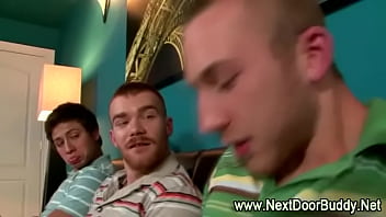 Preview 3 of Muscle Public Gay - Gay cock eating amateur jocks
