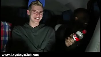 Preview 3 of Russian First Anal Quest - Big muscled black gay boys humiliate white twinks hardcore 31