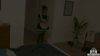 Preview 1 of Pawag Butt - ERUPTION IMMINENT #135 &bull_ A sexy maid outfit with sexy lingerie underneath