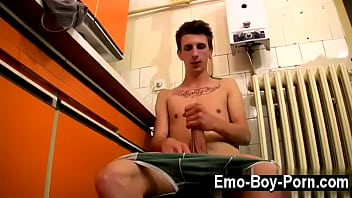 Preview 4 of Huge Melons In A Little Dress - Gay video Jesse Jenkins is one of those tall and slender guys,  sleek