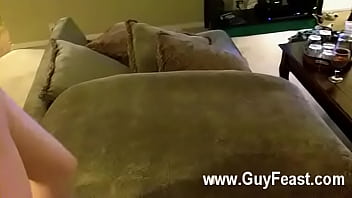 Preview 2 of Force Blowing - Gay fuck William deepthroats Trace&#039_s pecker before he takes it up the
