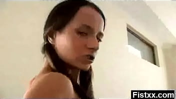 Preview 2 of Tied Guy Get Fucked By Teen - Juicy Horny Fisting Porno Hardcore