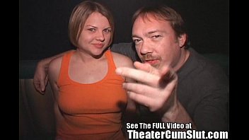 Preview 1 of Young Chubby Gordor - Big Tit Blonde Anal Sex in Porn Theater!