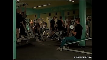 Preview 1 of Mystery Is The Best Fuck - Miss Angel and Tanya Take Multiple Cocks in the Ass at the Gym