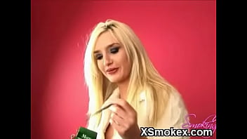 Preview 1 of Hdmatue - Fat Breasts Smoking Girl Hungry Sex