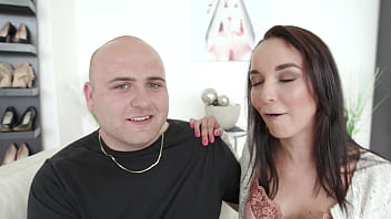 Preview 1 of Pussies Spritzen - Slutty Wife Francys Belle Makes Her Cuck Hubby Watch DTW2882