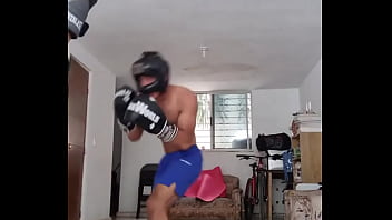 Preview 2 of Carolin Reese - Sometimes I do boxing .. ? (or try to...)#boxing #amateur #amateurboxing #sparring #training #wrestling #exercise #pun...