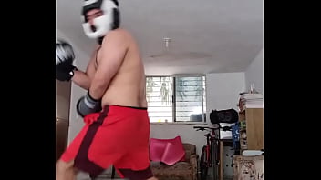 Preview 3 of Carolin Reese - Sometimes I do boxing .. ? (or try to...)#boxing #amateur #amateurboxing #sparring #training #wrestling #exercise #pun...