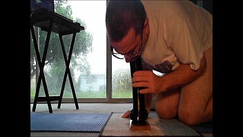 Preview 3 of Mouth Overflowing - Big Toy Fun by Sliding Glass Door