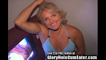 Preview 1 of Roberta Severi - Wild 3 Hole Cum Eater in the Glory Hole