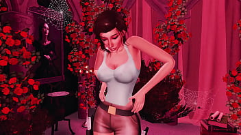 Preview 1 of Punshslute Com - lara croft turned into a slave of huge futanari cock sims me hentai sfm