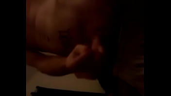 Preview 2 of Force In Fuck - sexy tattoo rocker stroke and cum