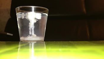 Preview 4 of Te Taetgal Sxey Video - Cum on glass of water II.MOV