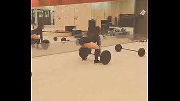Preview 2 of Wife Creampie Shemale - SPY CAM GYM : ASIAN TEEN WORKING OUT