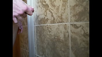 Preview 4 of Hardcore Kednap Sexx - Cumming on the bathroom wall