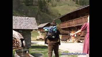 Preview 1 of Berg Hindi Amateur - busty german MILF needs hard anal sex in the mountains