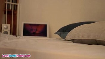 Preview 1 of Karena Kapoor Sxe - So pretty mexican brunette milf wife make a hot pantie pussy rubbing in home