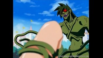 Preview 3 of Large Xxc - Monster Frenzy Over Hot Hentai Teen Cuties