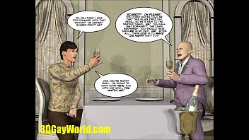 Preview 2 of Feast Time Sex Video - PLEASING GAY CUSTOMER 3D Cartoon Comic Anime Hentai Story