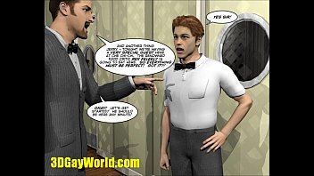 Preview 1 of Feast Time Sex Video - PLEASING GAY CUSTOMER 3D Cartoon Comic Anime Hentai Story