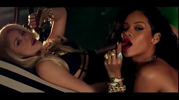 Preview 4 of Videoxxx12 - Shakira and Rihanna smoking cigars