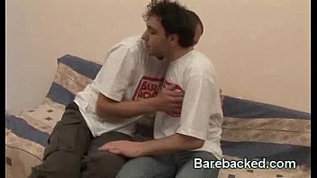 Preview 1 of Throating Teen Gulps Cum - Bareback Sex on The Couch
