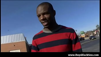 Preview 1 of Ninja Stubio - Hot black gay boys fuck white young dudes hardcore 13