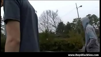 Preview 2 of Arabic Standing Sex - Hot black gay boys fuck white young dudes hardcore 10