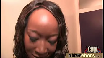 Preview 1 of Danny D Anissa Kate - Gorgeous ebony lady sucks white dicks and gangbang fucking 24