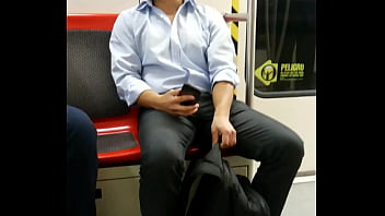Preview 3 of Hot Sex Savages - cute guy bulge subway