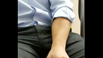Preview 1 of Hot Sex Savages - cute guy bulge subway