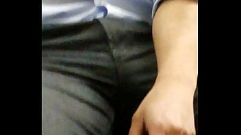 Preview 4 of Hot Sex Savages - cute guy bulge subway