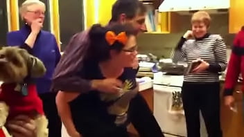 Preview 3 of Mfc Lovestrategy - Simone giving Jay a piggy back ride,  in the background Beeb,  Amy,  Pam