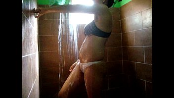 Preview 2 of Hindi Celebrity Videos - Hot Brazillian girl strip shower
