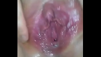 Preview 2 of Available Addams Milf - creampie pushing my mans nut out my pussy