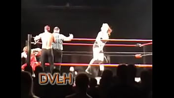 Preview 2 of Ngocok Pake Pisang - Isis 7 foot tall female wrestler up 3 men DVLH Wrestling