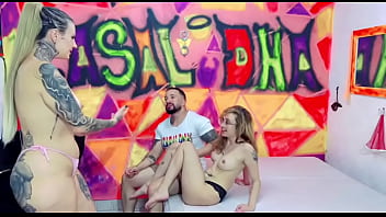 Preview 2 of Fucked A Calf - Minha madrasta saiu para trabalhar e fui dar pro marido dela . Ela nos pegou no flagra falei pra ela vim tbm participar da putaria ( completo no sheer e red)