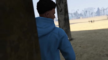 Preview 1 of Travesti Dolor Anal - Caught In The Act- GTA V Hot Blowjob Scene