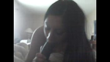 Preview 2 of Mia Mklova - Brunette Cock Sucking of Her Black Friend