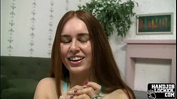Preview 1 of Girls Sleeping Then Sex - Redhead handjob slut