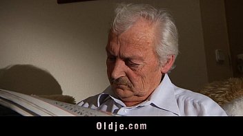 Preview 1 of Wife Romantic Fuck Bed Room - Grandpa fucking horny young sweety