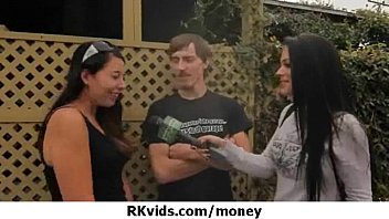 Preview 1 of Big Butt Asian Mom - Desperate teen naked in public and fucks to pay rent 29